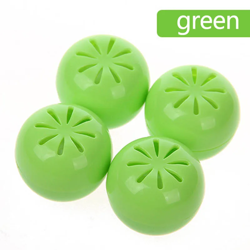 Камфорный шар ароматизатор коробка анти-плесень Mothproof шкафы тканевые ящики с камфорой mothball Repellent форма яблока 4 шт - Цвет: Зеленый