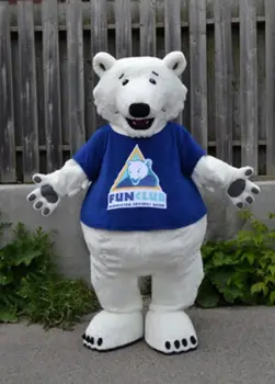 

Polar Bear Mascot Costume Suits Cosplay Party Game Dress Outfits Clothing Advertising Carnival Halloween Easter Festival Adults