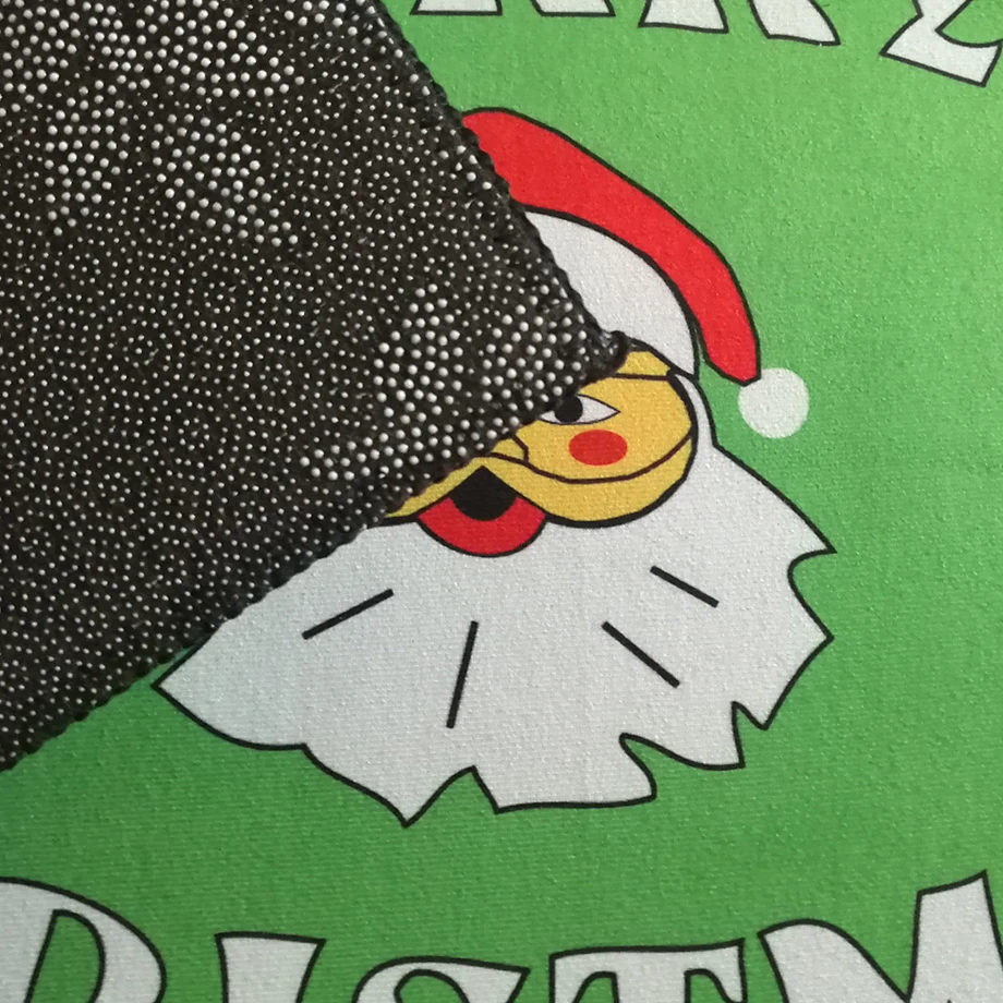 Merry Christmas Santa Claus Green Doormat Mats Hallway Doorway Bathroom Kitchen Rugs Floor Mats Carpet Home Decoration