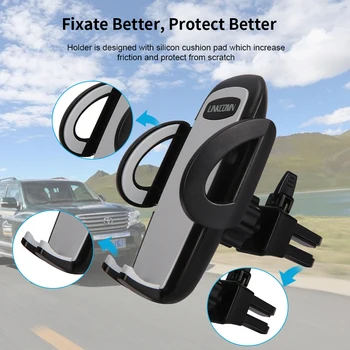 

LINKCOMN Car Phone Holder Stand Mobile Auto Clip Air Vent Mount 360 Degree Rotation Support iPhone Huawei Oppo Xiaomi Samsung