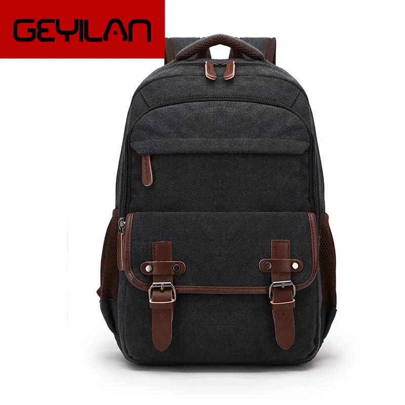

Mu Gu Canvas Shoulders Bag Hand Bag More Function Computer Bag Men And Women General Purpose Student Schoolbag
