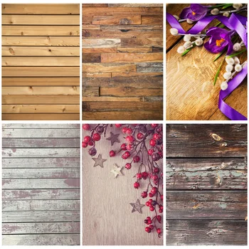 

SHENGYONGBAO Vinyl Custom Photography Backdrops Prop Wooden Planks Theme Photography Background 200526SR-01