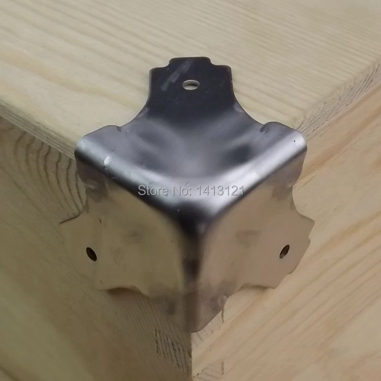25mm corner bracket air box Luggage bag hardware Prop audio cabinet tool sound furniture Aluminum case | Обустройство дома