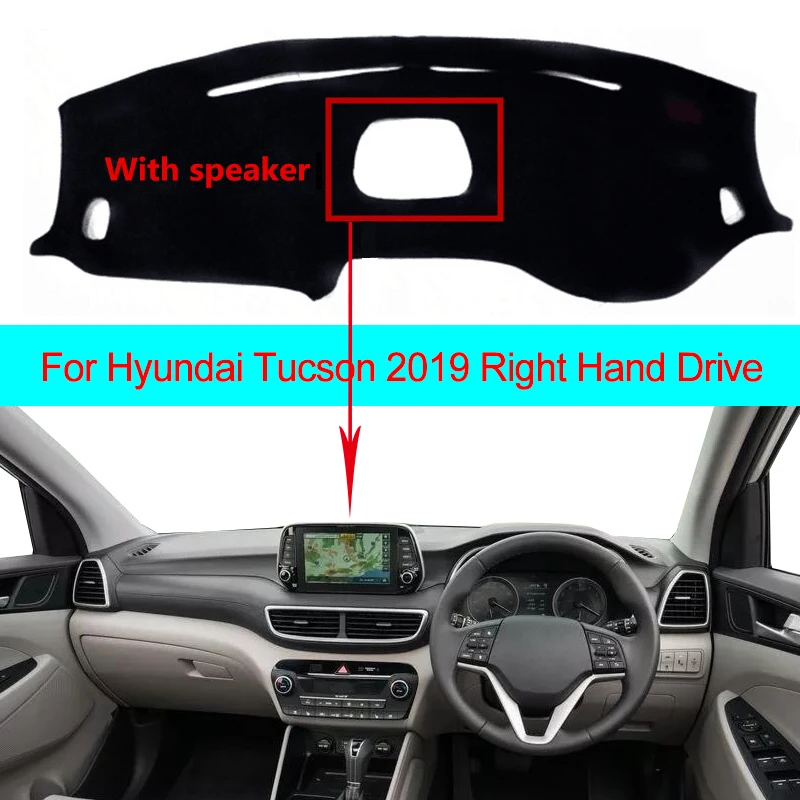 Car Dashboard Cover For Hyundai Tucson 2019 Lhd Rhd With Speaker