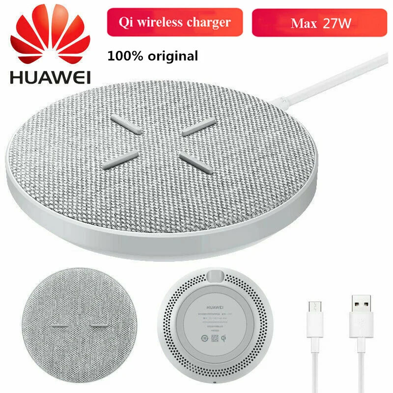 HUAWEI CP61 Mini Super Charge 27W Wireless Charger for Mate 20 &amp 30 Pro iPhone 11 Samsung P10 S10 | Электроника