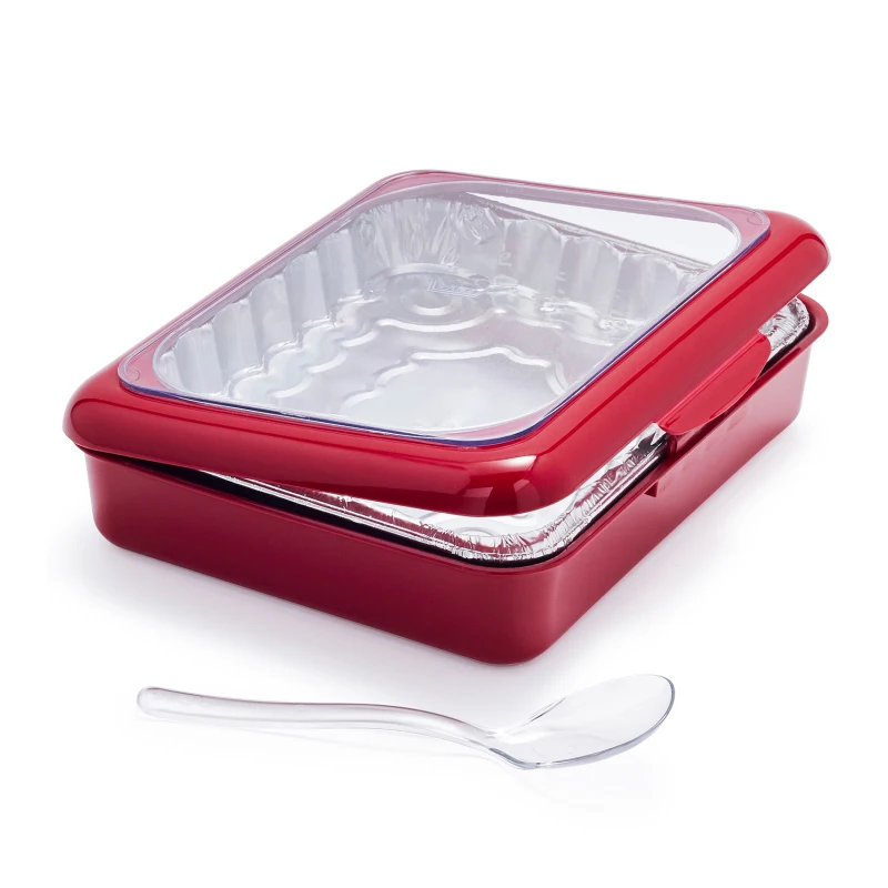 

Portable Fancy Foil Panz 2 In 1 Casserole Carrier Baby Food Storage For Indoor & Outdoor Use Fits Half Size Foil Pan Picnic Tool