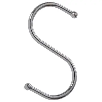 

10 pcs S steel Hooks Kitchen Meat Pan Utensil Clothes Hanger Hanging Garden