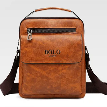

10 inch men's shoulder bag PU waterproof bag casual bag messenger bag business men's shoulder bag anti-theft bag
