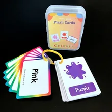 26 carta inglês sentimentos de cartão flash emoções inglês palavra cartão flash aprendizagem brinquedo educacional para crianças presentes de cartão de bolso