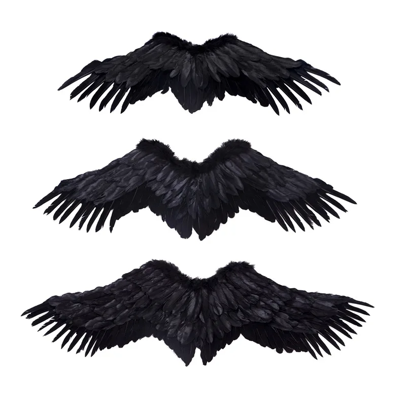 White Angel Feather Wings Bride Party Cosplay Props For Children Adult 4 Color