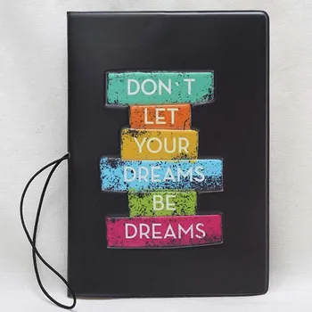 

60PCS / LOT Creative Letters Print Protection Passport Cover Passport Holder