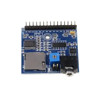 

DC 5V MP3 Voice Player Module SD/TF Voice Broadcast Trigger Player + 2 Ports X6HB