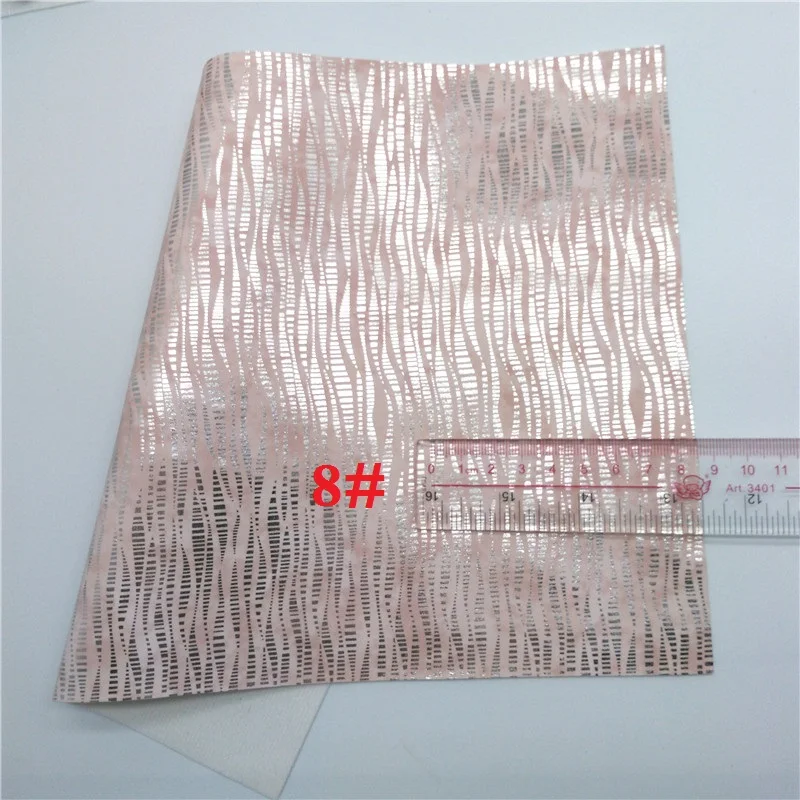 8 Glitterwishcome 21X29 см A4 Размер металлик искусственная кожа ткань, Переливающаяся Синтетическая кожа искусственная кожа листы для бантов, GM486A - Цвет: 8