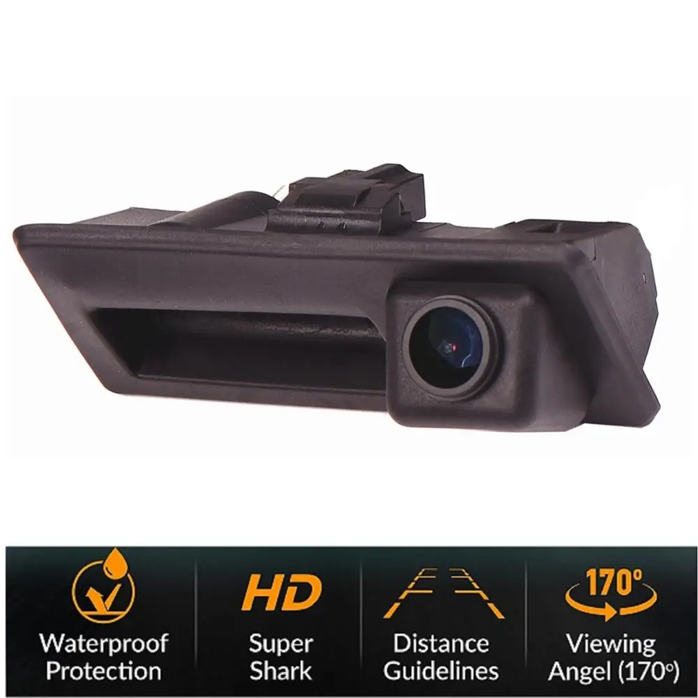 

HD 1280x720p 18mm Car Reverse Rear View Backup Camera for VW Teramont C-TREK Atlas T6 Touran Tiguan L Caddy MK3 2K Audi A3 8V A4