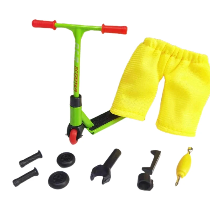 10Pieces Interactive Mini Finger Scooter Stunt Toys Roller Skates Toy Gift for Toddlers 03KD | Игрушки и хобби