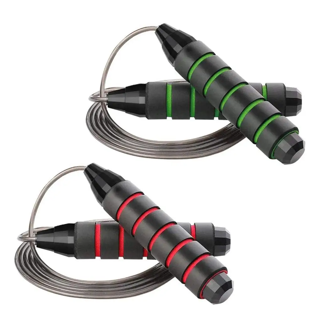 

Weight-Bearing Jump Rope Fitness Jump Rope Wire Rope Weight Loss Equipment Without Winding With Ball Bearing Fast Jump Rope