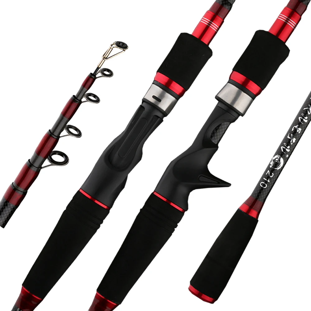 Carbon Casting Spinning Rod Portable Ultralight Telescopic Fishing Rod Spinning Fishing Pole 1.8m 2.1m 2.4m 2.7m 3.0m 3.3m 3.6m Carbon Casting Spinning Rod Portable Ultralight Telescopic Fishing Rod Spinning Fishing Pole 1.8m 2.1m 2.4m 2.7m 3.0m 3.3m 3.6m