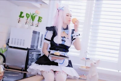 Game Chocola NEKOPARA Cosplay Costume Chocola Vanilla Maid Dress Costume Cat Neko Girl NEKOPARA Cosplay Women Costume