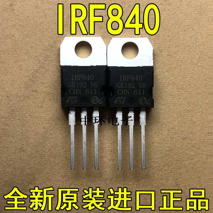 10 шт./лот IRF840-220 полевого транзистора 8A 500V