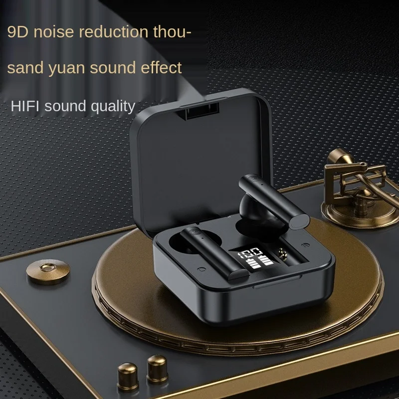 

The New Wireless Binaural TWS Mini Sports X9 Digital Display 5.0 Bluetooth headset Portable charging box 9D noise reduction