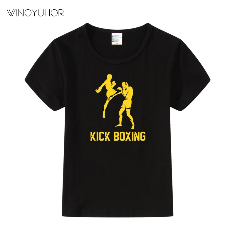 Uitvoerbaar onkruid Stratford on Avon Kick Boxing Print T shirts Kinderen Jongens Meisjes Grappige Korte Mouw  Tops Tees Kids Cool Gift Casual Kleding Voor Peuter|T-shirts| - AliExpress