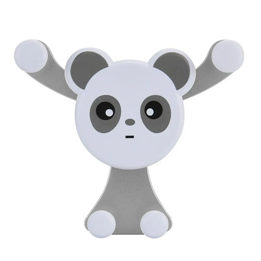 

Cute Panda Mobile Phone Holder Car Air Outlet Gravity Navigation Bracket For iPhone Samsung Huawei Xiaomi Snap-Type Phone Holder