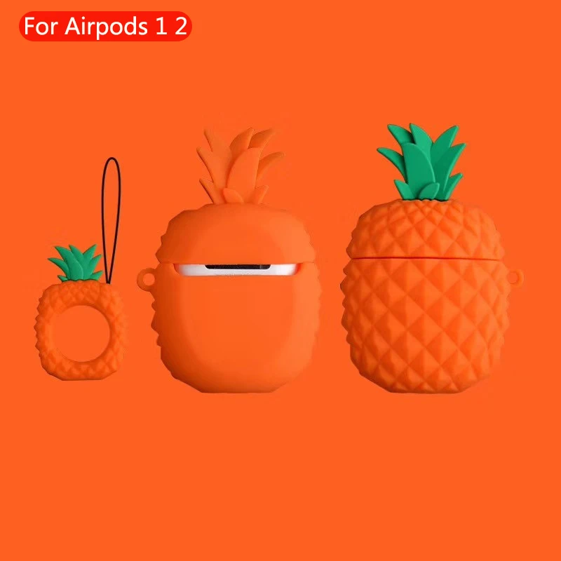 Wireless Bluetooth Earphone Cartoon Cute case For Apple Airpods 2 Headset soft Silicone Protective Cover For Airpods accessories - Цвет: 106