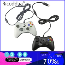 USB Wired Gamepad Voor Xbox 360/Slim Controller Voor Windows 7/8/10 Microsoft PC Controller Controle bedrade Ondersteuning Voor Team Games(China)