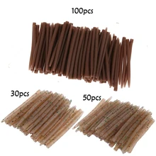 30 шт./50 шт./100 шт. резиновых втулок, мягкие, не спутываются, рукава с крючками для выравнивания, позиционеры, трубы для ловли карпа, рыболовные снасти, длина 53 мм