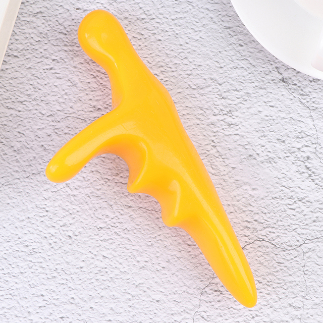 Massage Tool Resin Beeswax T-Shaped Thumb Massage Cone Triangle Acupuncture Stick Meridian Tool Deep Muscle Relax Massage
