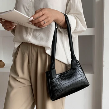 

Vintage Crocodile Pattern Candy Flap Shoulder Bags Women Small Flap Bag Fashion Phone Bag Crossbody Bag Casual Alligator Handbag