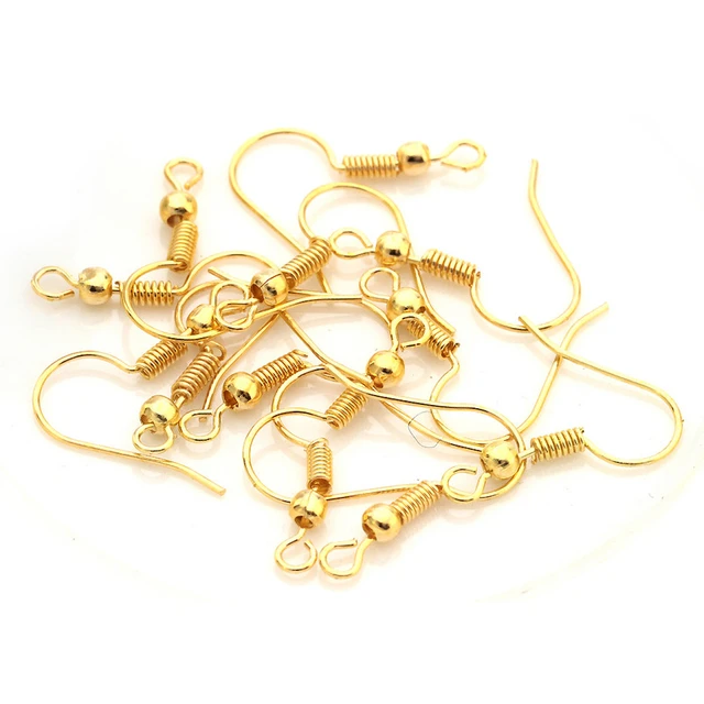 Clasps Hooks Earrings Jewelry Fittings  Earrings Hooks Jewelry Making -  100pcs/lot - Aliexpress