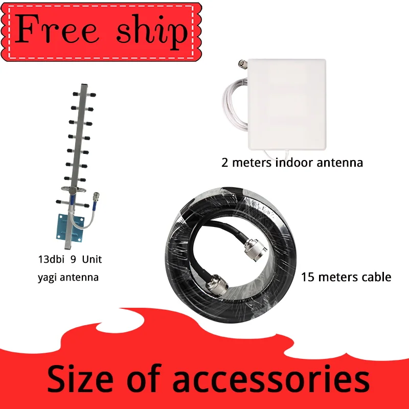 4G LTE DCS 1800mhz Cellular Repeater gain 60db
