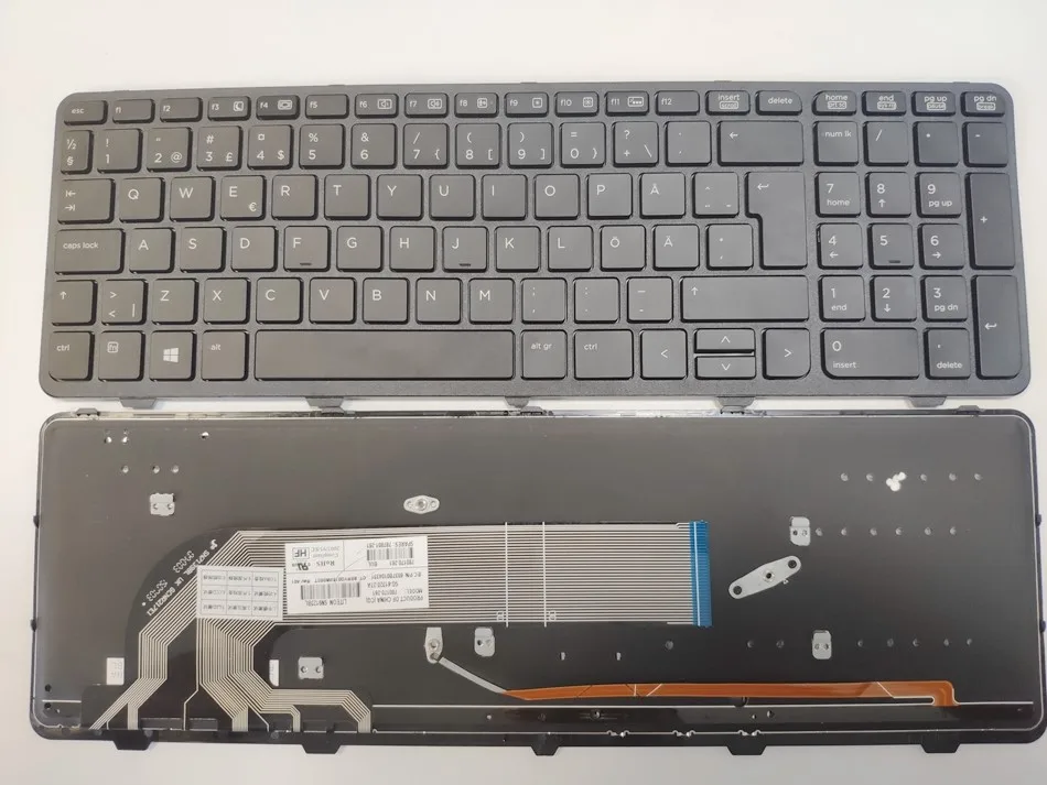 US Germany French Sweden Turkish Hebrew Belgium Bulgaria Backlit Keyboard For HP Probook 450 G0 G1 455 470G1 450 G2 455 G2 G2