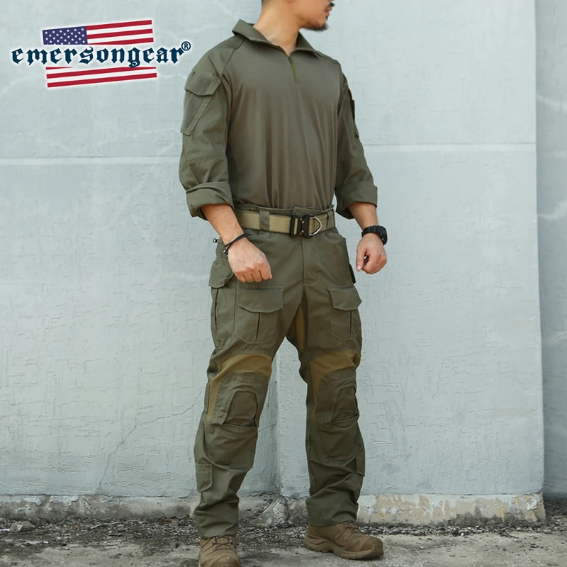 Emersongear Blue Label Ranger Green G3 Боевая тактическая рубашка и брюки Модернизированная
