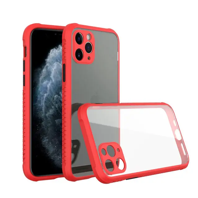 Anti-Fall Clear Case for iPhone 11 Pro Max 11Pro X XR XS Max Hard Case For iPhone 6 6S 7 8 Plus SE 2020 Case Transparent Cover 8