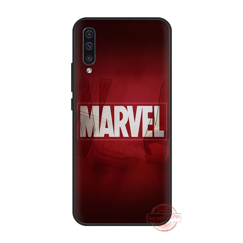 2 Мягкий чехол для samsung A10s A20s A30s A40s A50s A60 A70 M10 20 30 40 A6 A7 A8 A9 крышка 173N с принтами "Marvel", "Мстители Человек-паук Железный человек - Цвет: 2