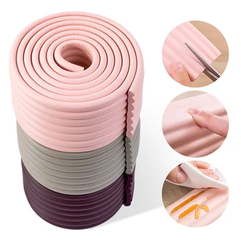 

200x8CM Baby Safety Table Corner Protector Anti-collision Angle Strip Cuttable Child Baby Desktop Corner Table Edge Protector