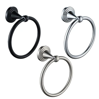 

Hand Towel Holder Ring Round Wall Mounted Bathing Towel Rack Stainless Steel Heavy Duty Solid Towel Bar Ring Bathroom