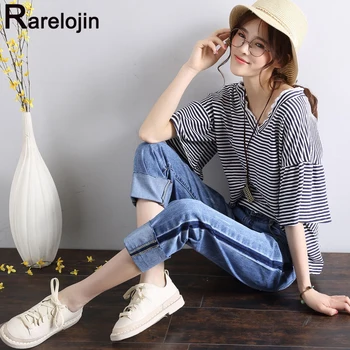 

Summer Autumn jeans 2019 Korean women fashion tide high waist jeans plus size femme jeans women jeans Loose Wild Wide leg pants