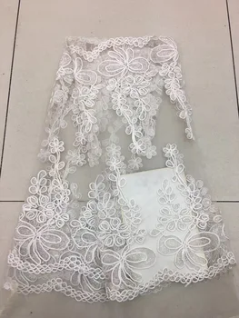 

latest african tull lace fabrics high quality 2019 french net guipure lace fabric with sequin for lace evening dresses RF25661