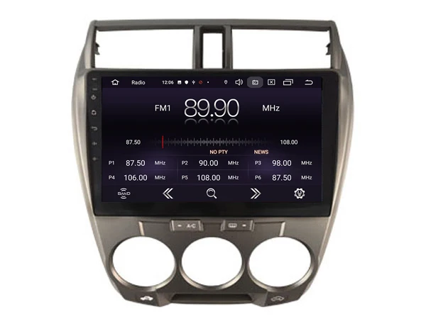 Прямая с фабрики OTOJETA Android 9,0 Автомобильный мультимедийный радио для Manua AC Honda CITY 2010 магнитофон gps навигация по Bluetooth