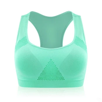 5Colour 3size Professional Absorb Sweat Top Athletic Running Sports Bra Fitness Women Seamless Padded