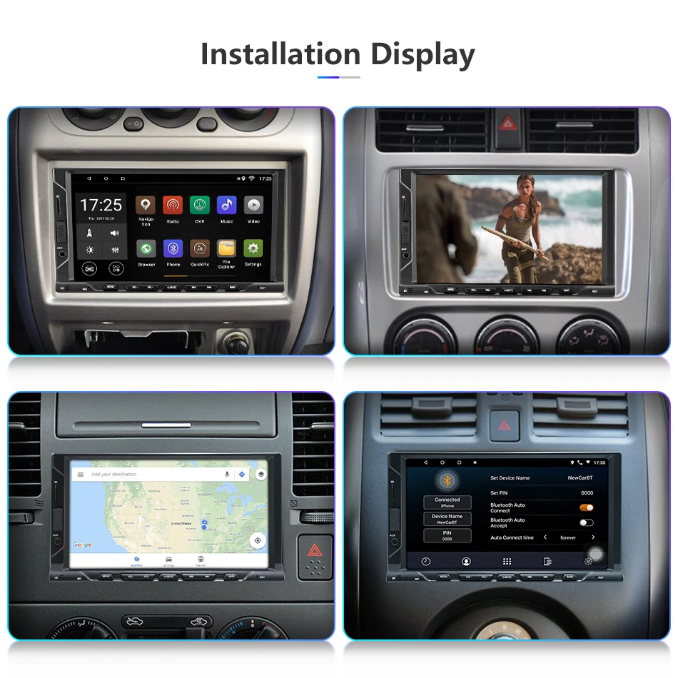 Flash Deal 7" 2 Din Car Radio Multimedia Video Player Stereophonic Sound 8 Core Chip Offline Map Mobile Phone Link AUX Reverse Image Camera 1