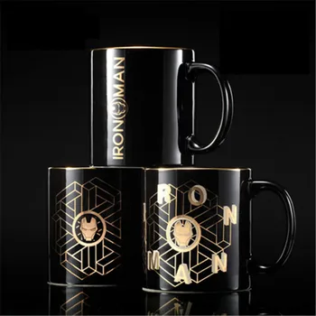 

Avengers: Endgame Iron Man handgrip Ceramics Mugs coffee mug Milk Tea office Cups Drinkware the Best birthday Gift with gift Box