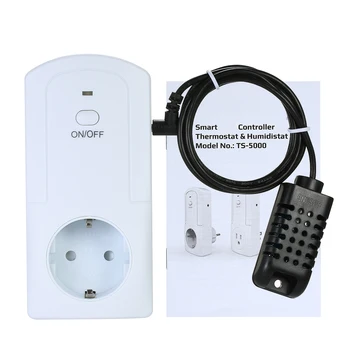 

New Wireless APP Remote Control Power Outlet Smart Thermostat Humidistat Timing Plug Socket AC90-250V