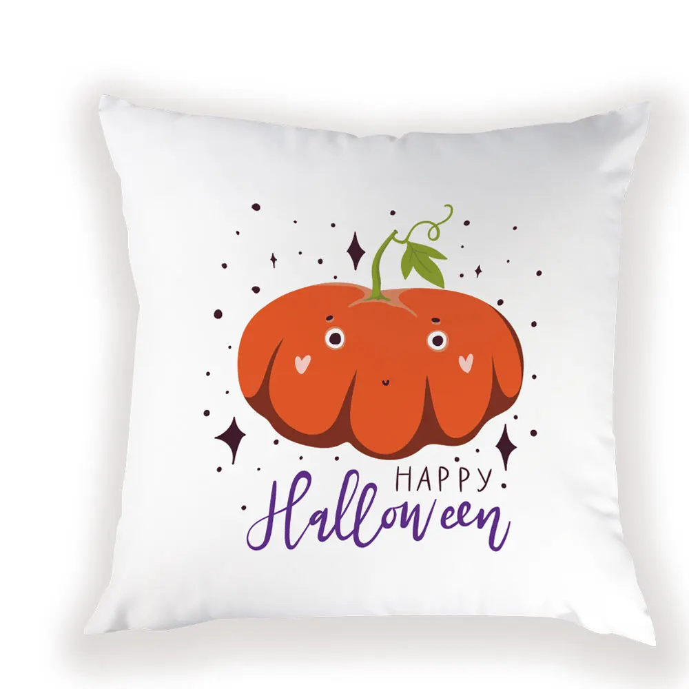 L1693-4 На Хэллоуин с надписью Trick or treat для подушек с жутким черепом призрак осень Декор Подушка Чехол тыквы декоративные Kussenhoes подушки - Цвет: L1693-4