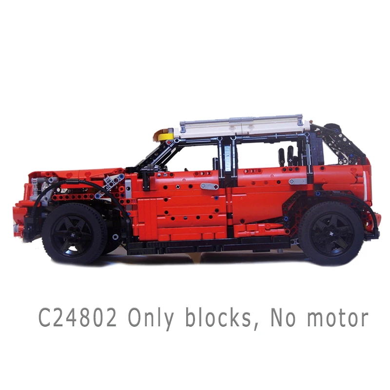 Строительные блоки серии Technic MOC 3644 Мини Купер земляк S строительные блоки игрушки для детей создатели машины детские подарки игрушки - Цвет: C24802