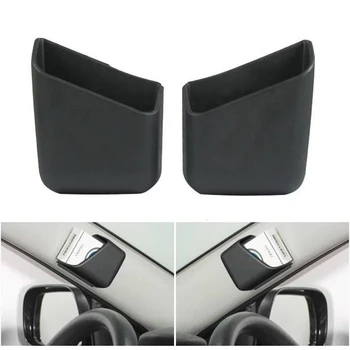 

2pcs Car Organizer Auto Truck Pillar Storage Box Cigarette Phone Glasses IC Card Holder Organizers Bag Car Styling Accessories