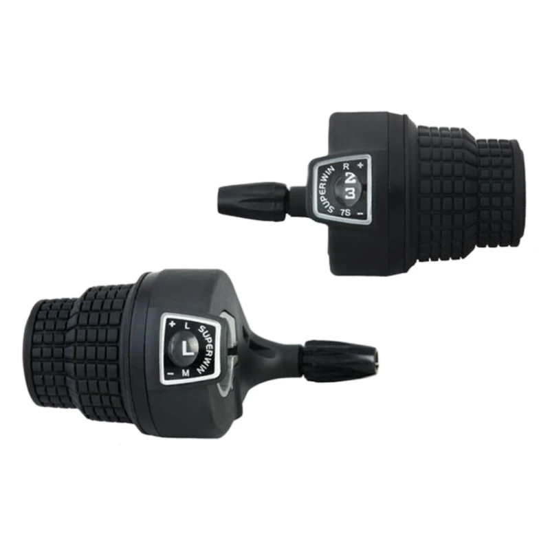 Sewshot Bicycle Twist Grips Shifter Gear Right Left Hand Lever Mtb